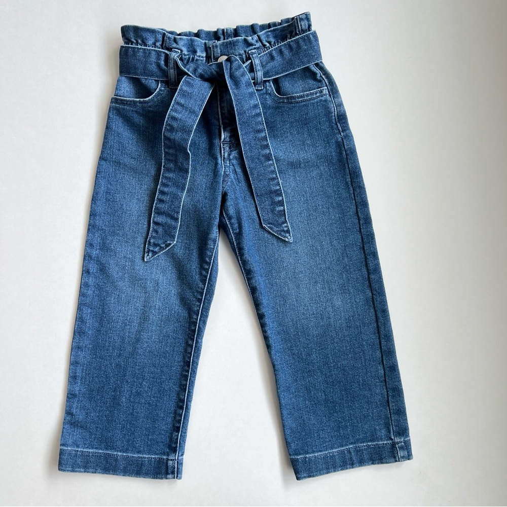 Crewcuts Tie Waist Paper Bag Girls Jeans - 5